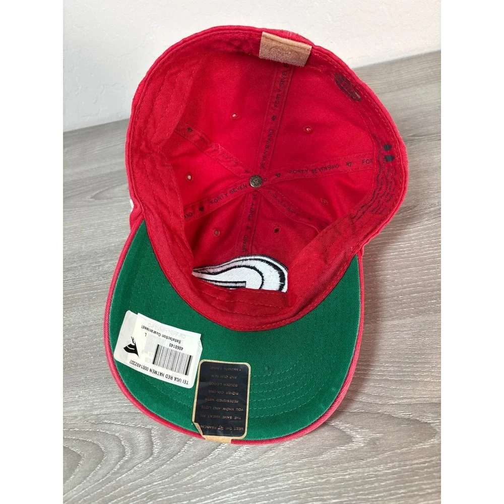 Georgia‎ Bulldogs 47 Brand Franchise Hat Red Mens Large Fitted NCAA G Logo Cap
